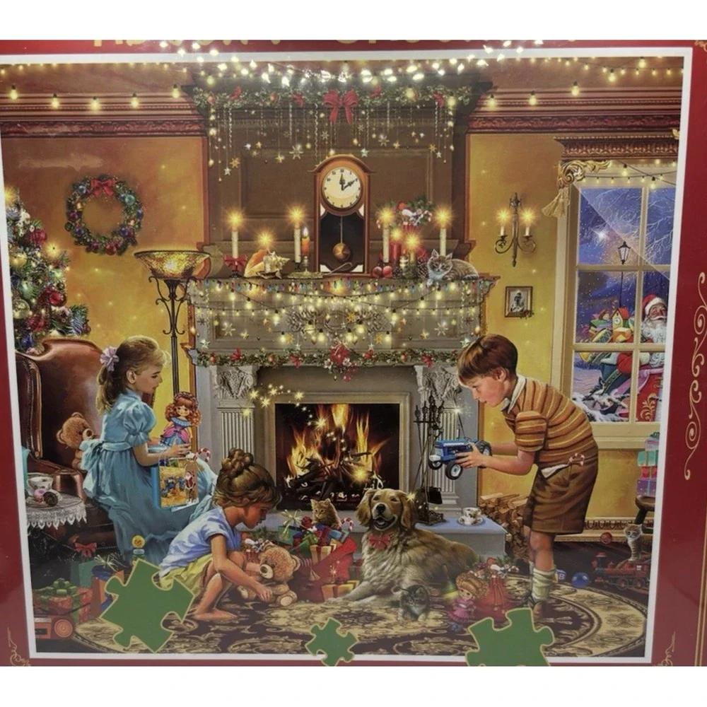 Christmas Celebration Jigsaw Puzzle Advent Calendar  1008 Pieces 42 Pc A Day NEW
